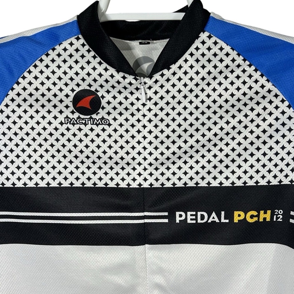 Pactimo Cycling Jersey Size XS Pedal Pittsburgh 3/4 Zip Bike Jersey